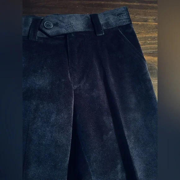 Appaman Elegant Navy Blue Velvet Suit 3T - Picture 12 of 16